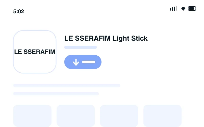 手機下載LE SSERAFIM Light Stick app